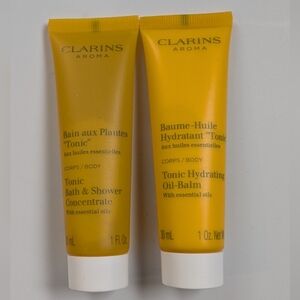 (3/30) Duo Clarins Aroma Tonic Hydrating Oil-Balm & Bath & Shower Concentrate
